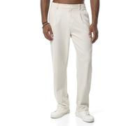 Red Bridge Pantalon long en tissu léger et décontracté pour homme, ecru, M