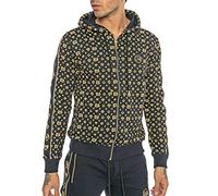 RED BRIDGE Pull à Capuche pour Homme Hoodie Veste de survêtement Fermeture éclair Bleu M