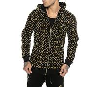 RED BRIDGE Pull à Capuche pour Homme Hoodie Veste de survêtement Fermeture éclair Noir M