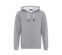 RED BRIDGE Pull à Capuche pour Homme Hoodie Veste de survêtement Fourrure synthétique Sweater avec Peluche Gris M