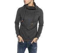 RED BRIDGE Pull pour Homme avec col châle Sweatshirt en Coton avec col Haut