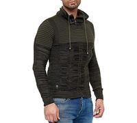 RED BRIDGE Pull tricoté pour Homme Chandail à col Haut