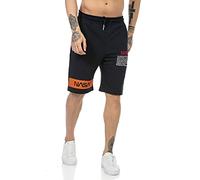 RED BRIDGE Short de Jogging pour Homme avec Logo NASA Bleu foncé XL