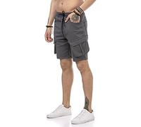 RED BRIDGE Short pour Homme Cargo Pants Pantalon Court Bermuda Gris M