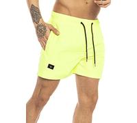 RED BRIDGE Shorts de Bain Court pour Homme Séchage Rapide Jaune L