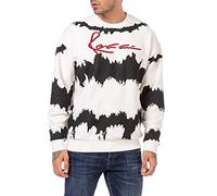 RED BRIDGE Sweat pour Homme avec col Rond Black and White
