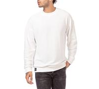 RED BRIDGE Sweat pour Homme Pull avec col Rond Blanc M