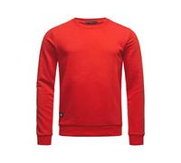 RED BRIDGE Sweat pour Homme Sweatshirt Pull de Base Large Gamme de Couleurs Rouge 3XL