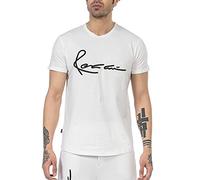 RED BRIDGE T-Shirt pour Homme à Manches Courtes Oversize Coton Col Rond Ecru M