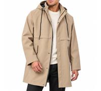 Red Bridge Veste de pluie à capuche pour homme en cuir synthétique