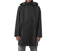 Red Bridge Veste de pluie à capuche pour homme en cuir synthétique, Noir , S