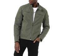 Red Bridge Veste en jean pour homme Veste de motard en coton, olive, M