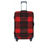 Red Buffalo Housse de protection pour valises à carreaux vintage élastique anti-rayures et anti-poussière pour bagages de 55,9 à 61 cm, multicolore, S