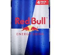 Red Bull Boisson Energisante à Base de Taurine, 4 x 355ml