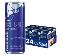 Red Bull, Boisson énergisante, Goût Myrtille 4x250ml (6 packs de 4x250ml - 24 canettes)