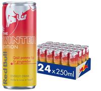 Red Bull, boisson énergisante, The Winter Edition, Goût Pomme Fuji Gingembre, 24x250ml