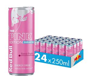 RED BULL Boisson énergisante The Pink Edition Wild Berry Pack de 24 x 25cl