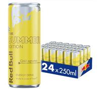 Red Bull, boisson énergisante, The Summer Edition, Goût Agrumes, 24x250ml