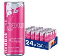 RED BULL Boisson énergisante The Summer Edition White Peach Pack de 24 x 25cl