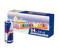 Red Bull Calendrier de l'Avent 2025 - Palette de 24 canettes - Boissons aux goûts différents, avec et sans sucre et calories, jetable (24 x 250 ml)
