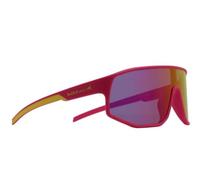 Red Bull DASH-009 Lunettes de soleil de sport Spect Rose | Pour visages étroits avec lentille panoramique, protection UV et monture antidérapante en G850.
