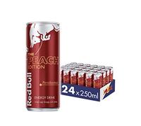 Red Bull Energy Drink jetable (Peach Edition pêche avec 6,00 consignes, 24 x 250 ml), 80,0 milligrams
