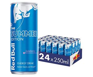 Red Bull Energy Drink Summer Edition 2023 Juneberry - 24er Palette Dosen Getränke, EINWEG (24 x 250 ml)