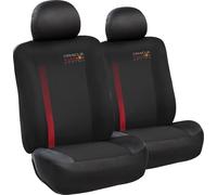 Red Bull Racing Housses siège Powerbar – Ensemble 6, Noir/Rouge, Confortables, Faciles à installer