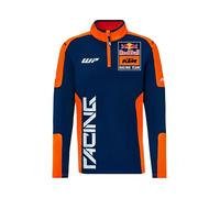 Red Bull - KTM Replica Team Demi-Zip Sweater - Homme - Article officiel - Design Racing Dynamique - Tissu Respirant - Taille S - Bleu/Orange, bleu/orange, M-4XL