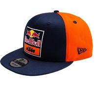 Red Bull New Era KTM Replica Team Flat Cap - Taille Unique - Tenue de Sport Unisexe pour la Course