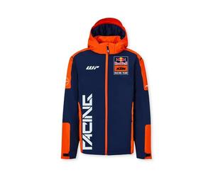 Red Bull - KTM Replica Team Veste d'Hiver - Merchandising Officiel, Logos de l'Équipe de Course, Imprimé Dynamique, Isolation Haute Performance - Homme - S - Bleu/Orange