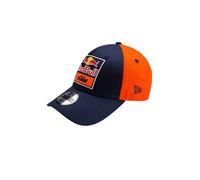 Red Bull New Era KTM Replica Team Curved Cap - Taille Unique - Unisexe - Orange et Marine - Design Exclusif