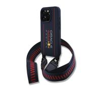 Red Bull Racing Coque De Téléphone Silicone Vertical Logo Magsafe Case + Crossbody Strap Iphone 16 Pro Max