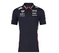 Red Bull Racing F1 Polo édition spéciale America Race Team pour homme, bleu marine, Taille XL