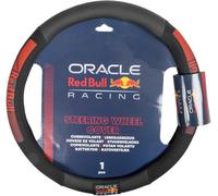 Red Bull Racing Housse De Volant Antidérapante Red Bull avec Poignées Latérales Powerbar, Noir/Rouge, pour Voitures, 100% Polyuréthane, Matériau Antidérapant, Installation Facile, Durable Et
