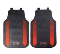 JEU DE 2 TAPIS PVC NOIR/ROUGE ORACLE RED BULL RACING
