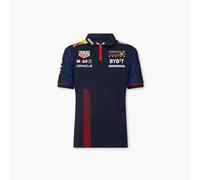 Red Bull Racing Polo Enfant F1 Team Formula Officiel Formule 1 - Bleu - 10 Ans