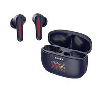 Red Bull Racing RB-EB100E Écouteurs intra-auriculaires Bluetooth sans fil avec pilotes de 13 mm, étui de charge USB-C, autonomie de 5 à 6 heures, boîtier de charge 300 mAh, batteries 35 mAh, portée 10