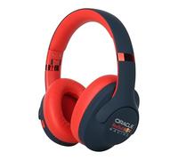 Red Bull Racing RB-HP130 Casque Bluetooth avec Pilote 40 mm, USB-C, Batterie 11 h, Port AUX, Pliable, sans Fil, Casque Supra-auriculaire avec Microphone pour Musique, Jeux, appels téléphoniques