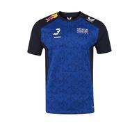 Red Bull Racing Teamwear Max Verstappen T-Shirt Officiel Castore 2026 Teamwear Max Verstappen Drivers, T-Shirt en Jersey, Bleu Marine et Bleu Course