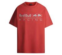 Red Bull Racing X Pepe Jeans RBR Logo Driver Tee T-Shirt, Red (Mars Red), L Homme