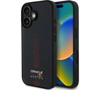 Red Bull Rbhmp16M24Cfgsmk Iphone 16 Plus 6.7" Hardcase Czarny/Black Carbon Fiber Power Bar Magsafe