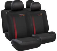 RED BULL Set De Housses De Siège 10 Pièces Powerbar Noir/Rouge Original