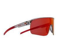 Red Bull Spect - Dakota Shiny X'Tal Light Grey Brown Red Orange Mirror - Lunettes de soleil