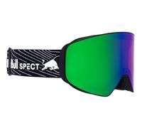 Red Bull Spect Eyewear JAM-02 Ski Goggle Herren, Black/Green Snow, Rose with Green Mirror, M