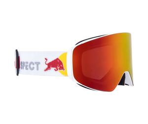 Red Bull Spect - Jam Matt White Brown Red Mirror + Cloudy Snow - Masque de Ski