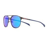 Red Bull Spect - Redms 100 S3 - Lunettes de soleil - matt gun / smoke dark blue mirror