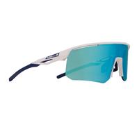 Red Bull Spect - Riddle Matt White Blue Smoke Blue Mirror - Lunettes de soleil