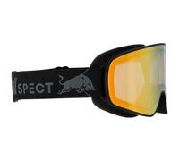 Red Bull Spect - Rush Matt Black Brown Gold Chrome-x - Masque de Ski