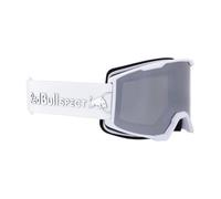Red Bull SPECT SOLO-012 Lunettes de Ski Mixte - Lentille Cylindrique Protection UV Revêtement Anti-buée Compatible avec Casque Blanc